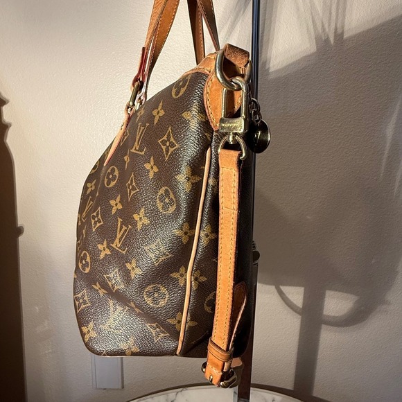 Auth LOUIS VUITTON Palermo PM Monogram Hand Shoulder Bag Vachetta Leather - Picture 10 of 16